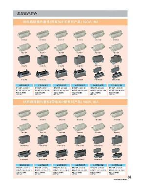 HDC-HE-016-M*F 16針插座 電工電氣領(lǐng)域的高性能連接解決方案